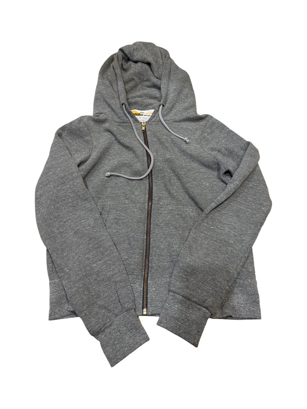 Aviator Nation Gray Full-Zip Hoodie